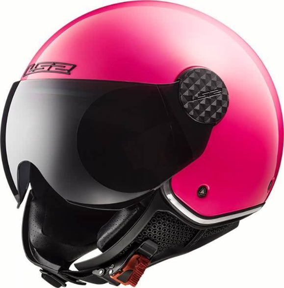 Slika Jet kaciga LS2 Sphere Lux Solid OF558 pink