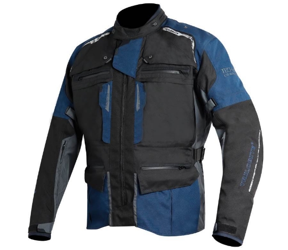Motoristična jakna Trilobite RIDEKNOW Tech-Air® 2091, črna/modra