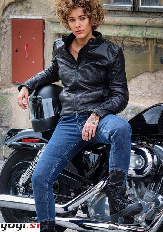 Slika Ženske moto traperice Trilobite Allshape Daring 2063