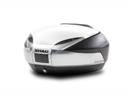 Slika Kofer za motor SHAD SH48 New Titanium Premium Smart Lock 48 L bijela