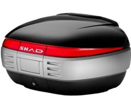 Slika Kofer za motor SHAD SH50 s integriranim naslonom 50 L+ crna crna