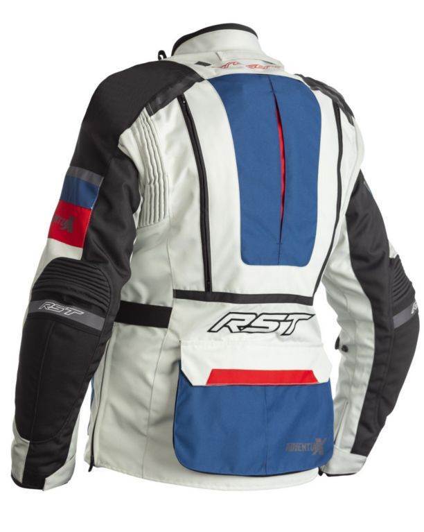 Slika Adventure ženska motociklistička jakna RST Adventure-X Pro Series bijela plava crvena