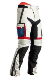 Slika Adventure ženske motociklističke hlače RST Adventure-X Pro bijele plave crvene