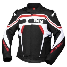 Slika  Motoristička jakna IXS RS-700-ST crna crvena