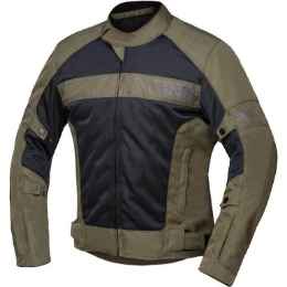 Poletna motoristična jakna iXS Evo-Air, olivna