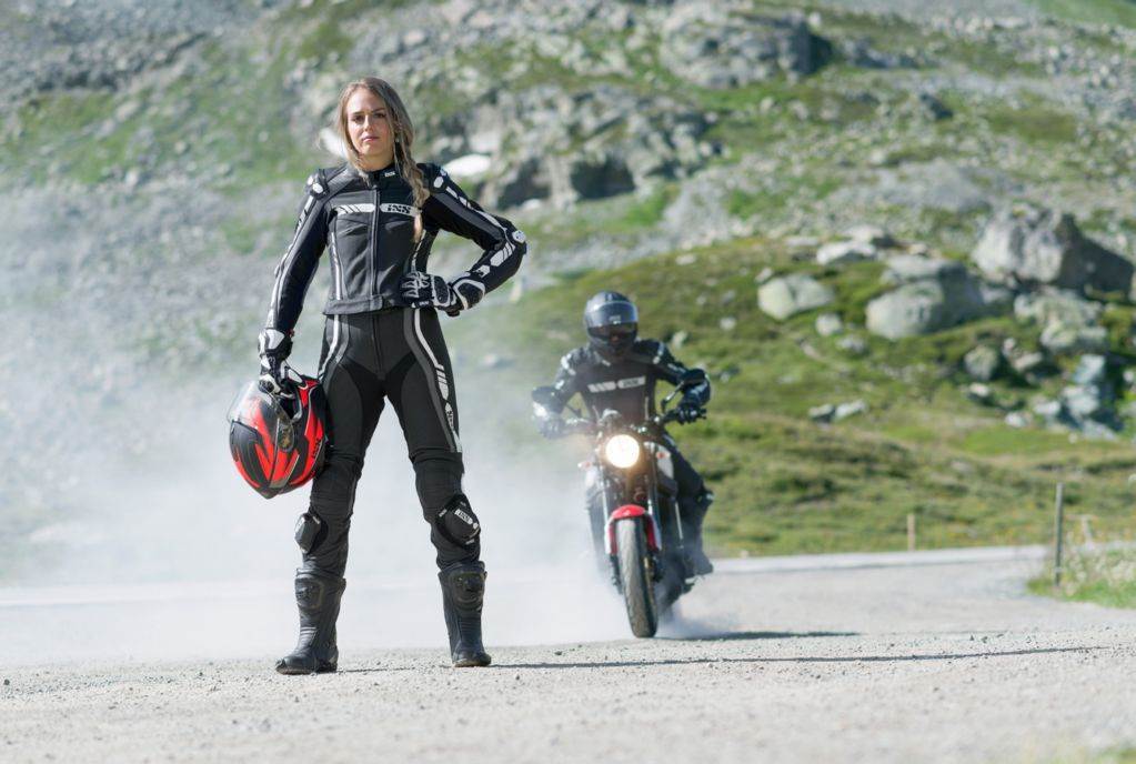 Slika Ženski dvodijelni kožni moto kombinezon iXS RS-800 1.0 COOLMAX®