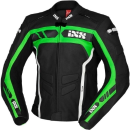 Slika Motoristička kožna jakna IXS RS-600 1.0  crna zelena