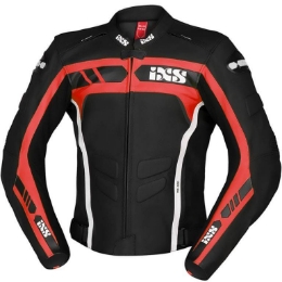 Slika Motoristička kožna  jakna IXS RS-600 1.0 crna crvena