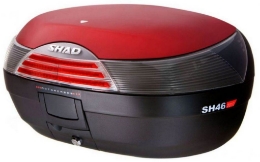 Slika Kofer za motor SHAD SH46 Secure Lock 46 L crna crvena