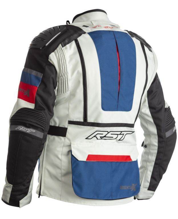 Slika Motoristička jakna RST Adventure-X PRO bijela plava crvena