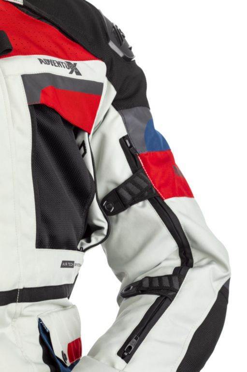 Slika Motoristička jakna RST Adventure-X PRO bijela plava crvena