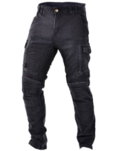 Slika Motoristične jeans hlače Trilobite Acid Scrambler 1664 - slim fit, črne