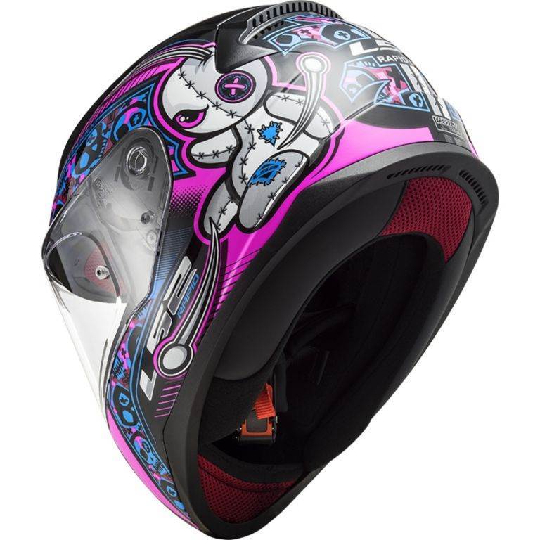 Slika Moto kaciga LS2 Rapid Mini FF353 dječja crna pink