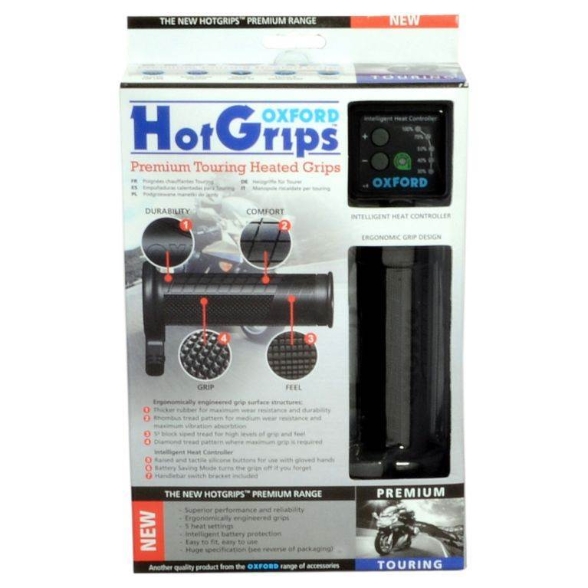 Slika Grijane ručke za motocikl Oxford Premium Touring (5-stupanjski), fi 22 mm