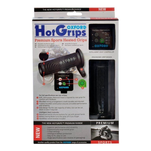 Slika Grijane ručke za motocikl Oxford Premium Sport (5-stupanjski), fi 22 mm