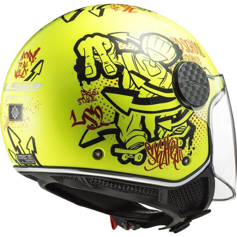 Slika Jet kaciga LS2 Sphere Lux Skater OF558 žuta