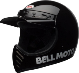 Slika Motocross retro  kaciga BELL Moto 3 Classic crna
