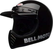Slika Retro motocross čelada BELL Moto-3 Classic, črna