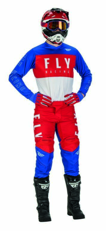 Slika Motocross majica FLY MX F-16 bijela plava crvena