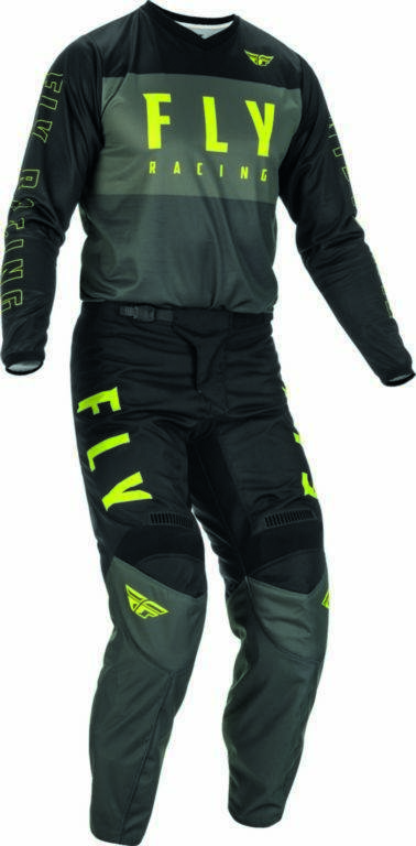 Slika Motocross hlače FLY MX F-16 siva žuta