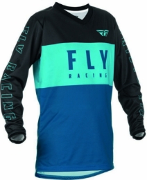 Slika Kros majica dječja FLY MX F-16 plava crna