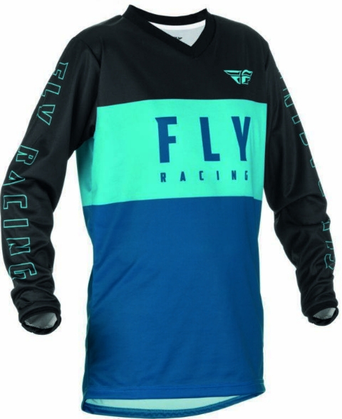 Slika Kros majica dječja FLY MX F-16 plava crna