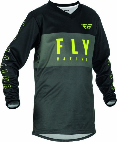 Slika Kros majica dječja FLY MX F-16 siva žuta