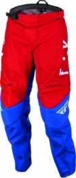 Slika Kros hlače dječje FLY MX F-16 plava crvena