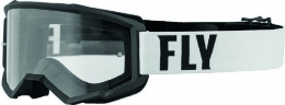 Motocross očala FLY MX Focus, bela/črna