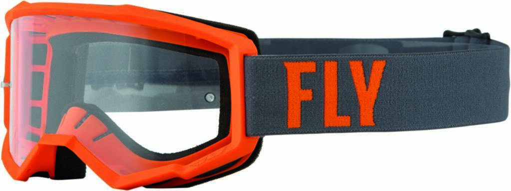 Slika Dječje motocross naočale Fly Mx Focus siva narančasta