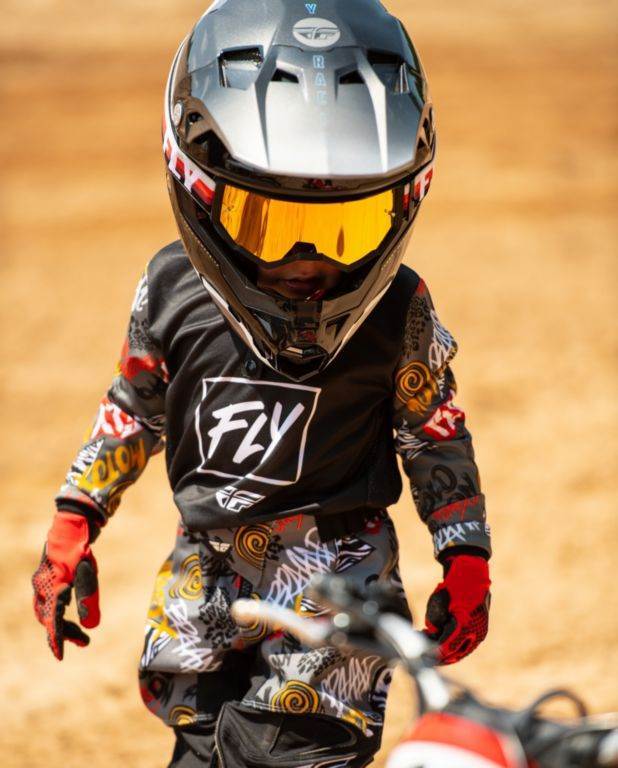 Slika Dječje motocross naočale Fly Mx Focus bijela crna