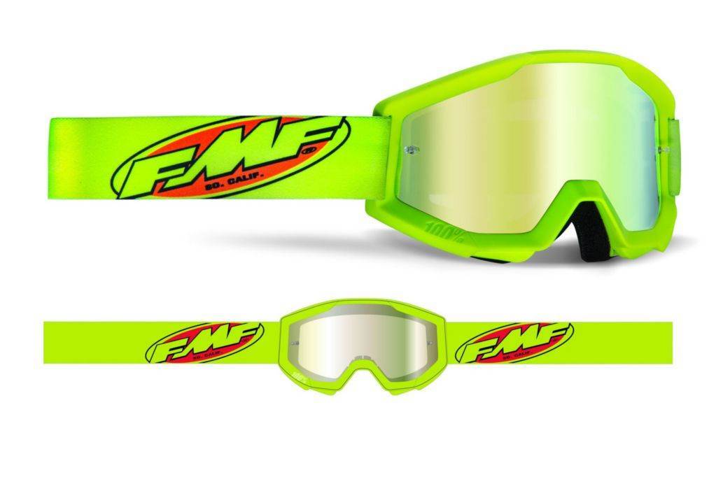 Slika Motocross naočale FMF Powercore Mirror žuta