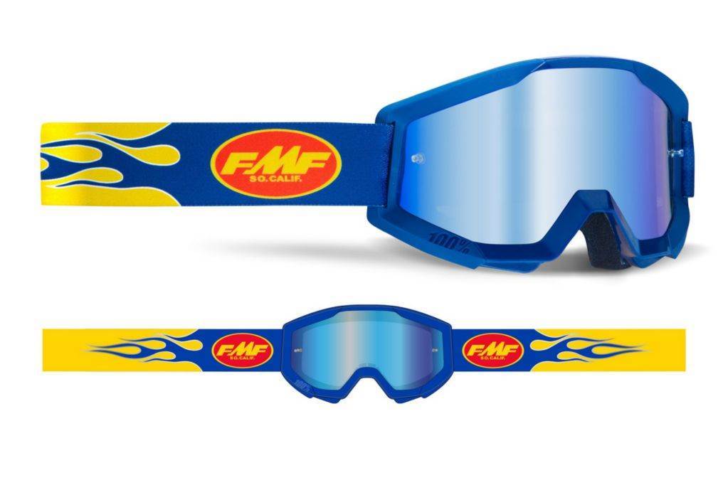 Slika Motocross naočale FMF Powercore Mirror plava