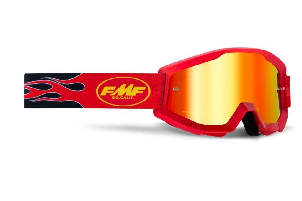 Slika Motocross naočale FMF Powercore Mirror crvena