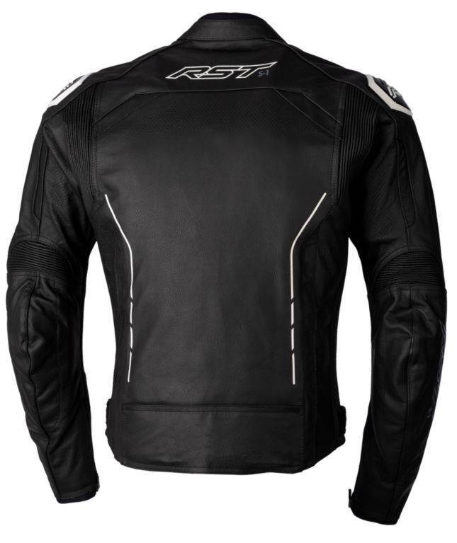 Slika Motoristička kožna jakna RST S1 crna bijela