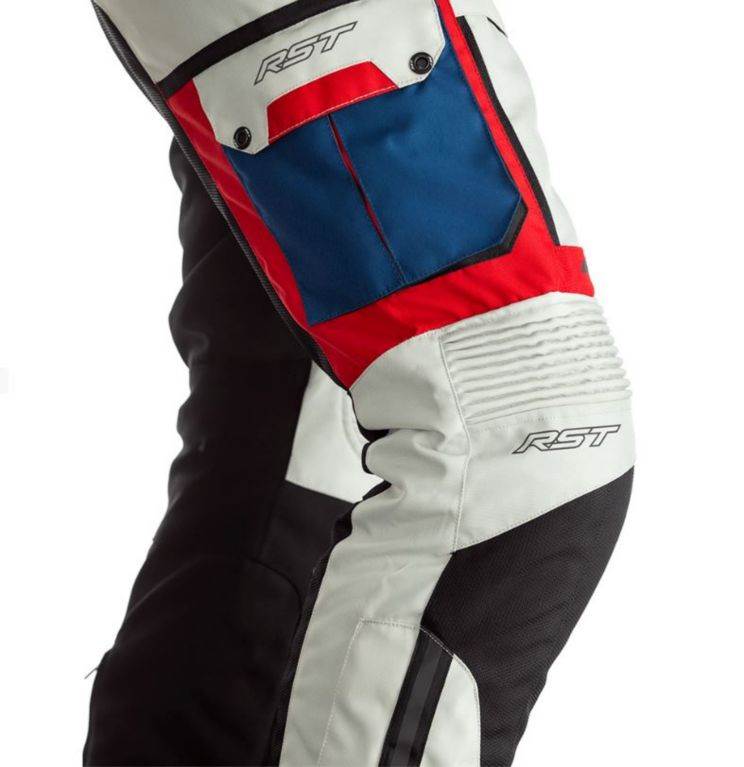 Slika Motorističke hlače RST Adventure-X PRO bijele plave crvene
