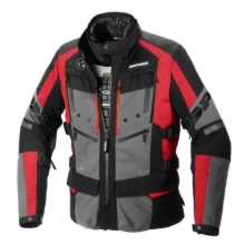 Slika Touring motoristična jakna Spidi 4 Season Evo H2Out® 3in1, siva/rdeča