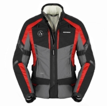 Slika Touring ženska motoristična jakna SPIDI 4 Season Evo H2Out, siva/rdeča