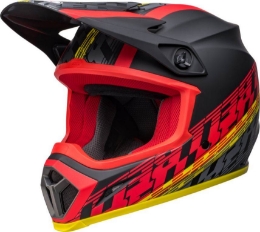 Slika Premium motocross kaciga Bell MX-9 Mips Offset, crna/crvena