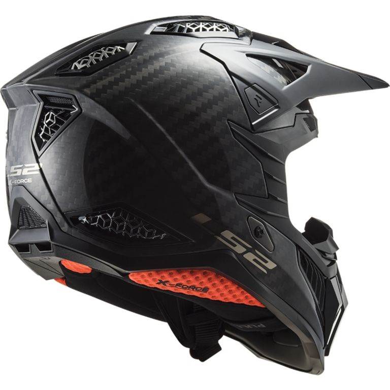 Slika Premium motocross kaciga LS2 X-Force carbon Gloss (MX703)