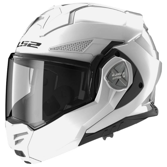 Slika Modularna kaciga za motor LS2 Advant X Solid (FF901), bijela