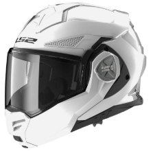 Slika Preklopna čelada za motor LS2 Advant X Gloss (FF901), bela