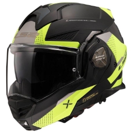 Slika Flip up kaciga LS2 Advant X Oblivion (FF901), crna/žuta