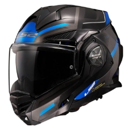 Slika Flip up kaciga LS2 Advant X Spectrum (FF901), titan/plava