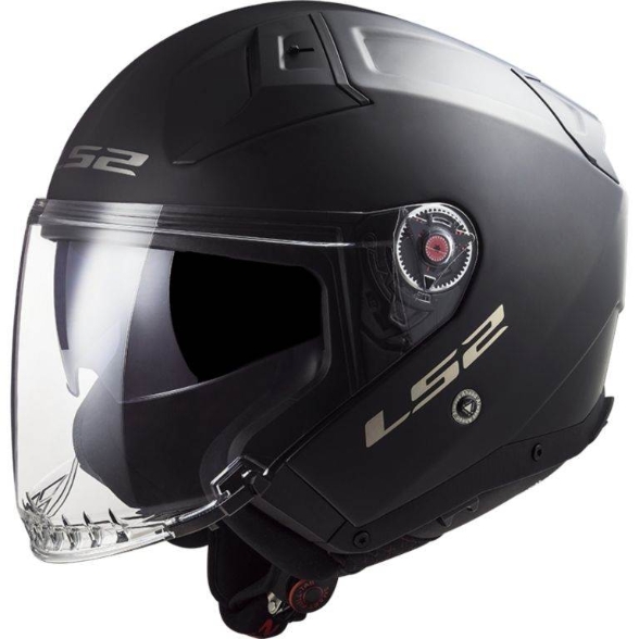 Slika Jet kaciga za skuter LS2 Infinity II Matt (OF603), mat crna