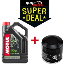 Slika Motorno ulje MOTUL 5100 4T 10W40 4 L + filtar ulja (SUPER DEAL)