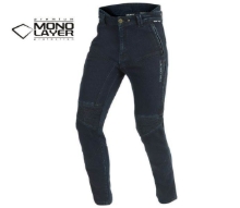 Slika Urbane motoristične jeans hlače Trilobite Corsee 2363 - slim fit, modre