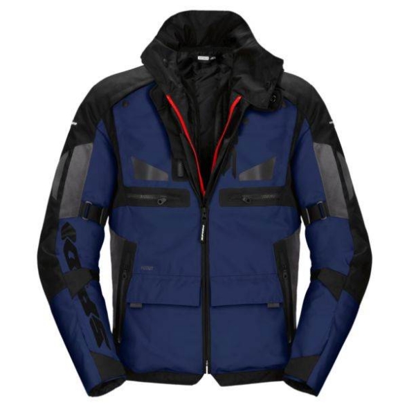 Slika Motoristička jakna Spidi Crossmaster H2Out 3u1, crna/plava