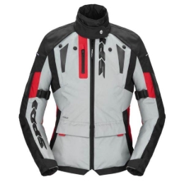 Slika Ženska motoristička jakna Spidi Crossmaster H2Out 3u1, bijela/crvena