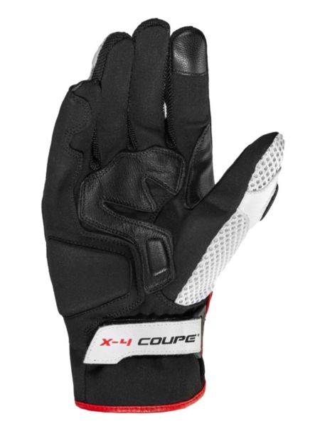 Slika Ljetne sportske motorističke rukavice Spidi X4 Coupé, crne/crvene